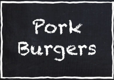 Garretts Pork Burgers
